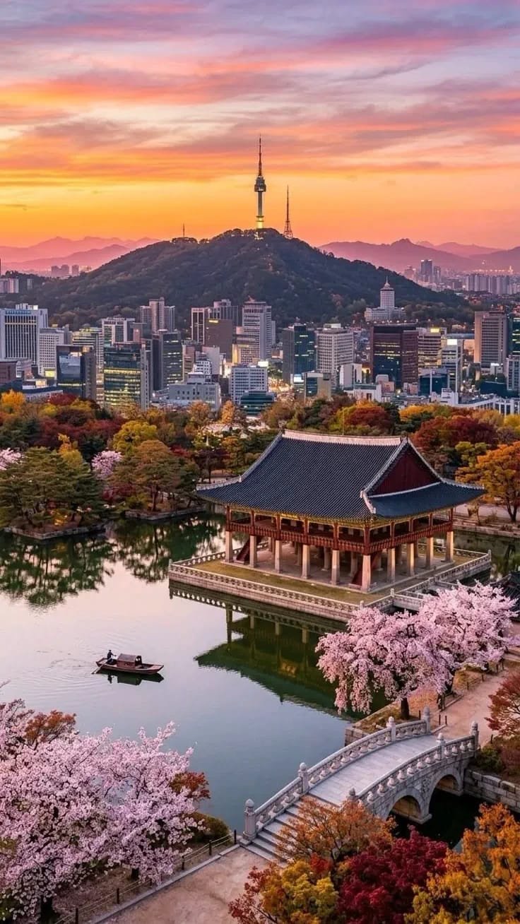 Beautiful hidden destination in South Korea surrounded by nature
